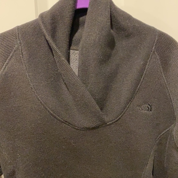 North Face Ribbed Shawl Collar Thick Pullover - Picture 7 of 13